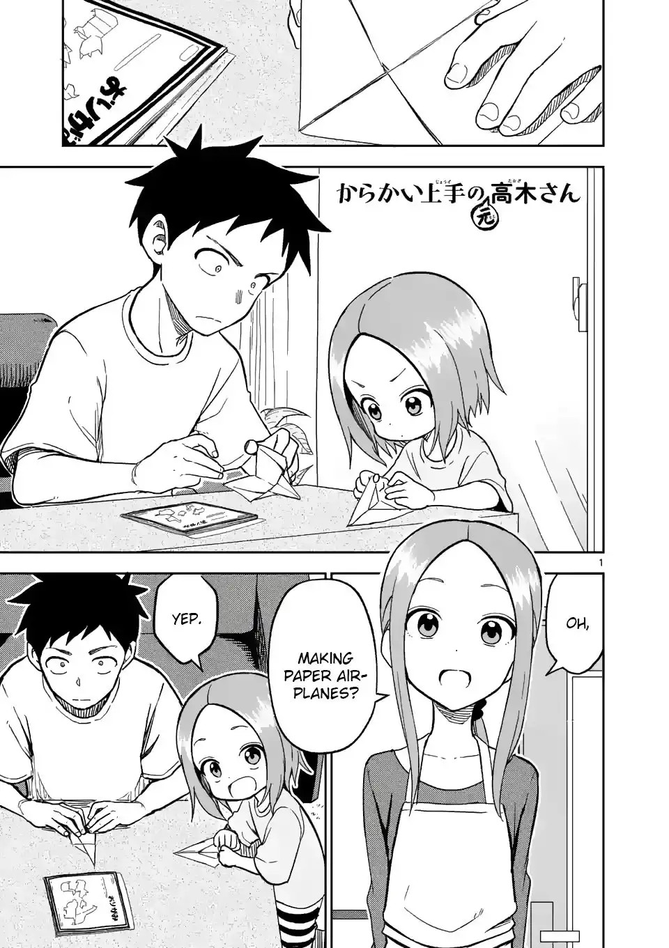 Karakai Jouzu no (Moto) Takagi-san Chapter 182 1